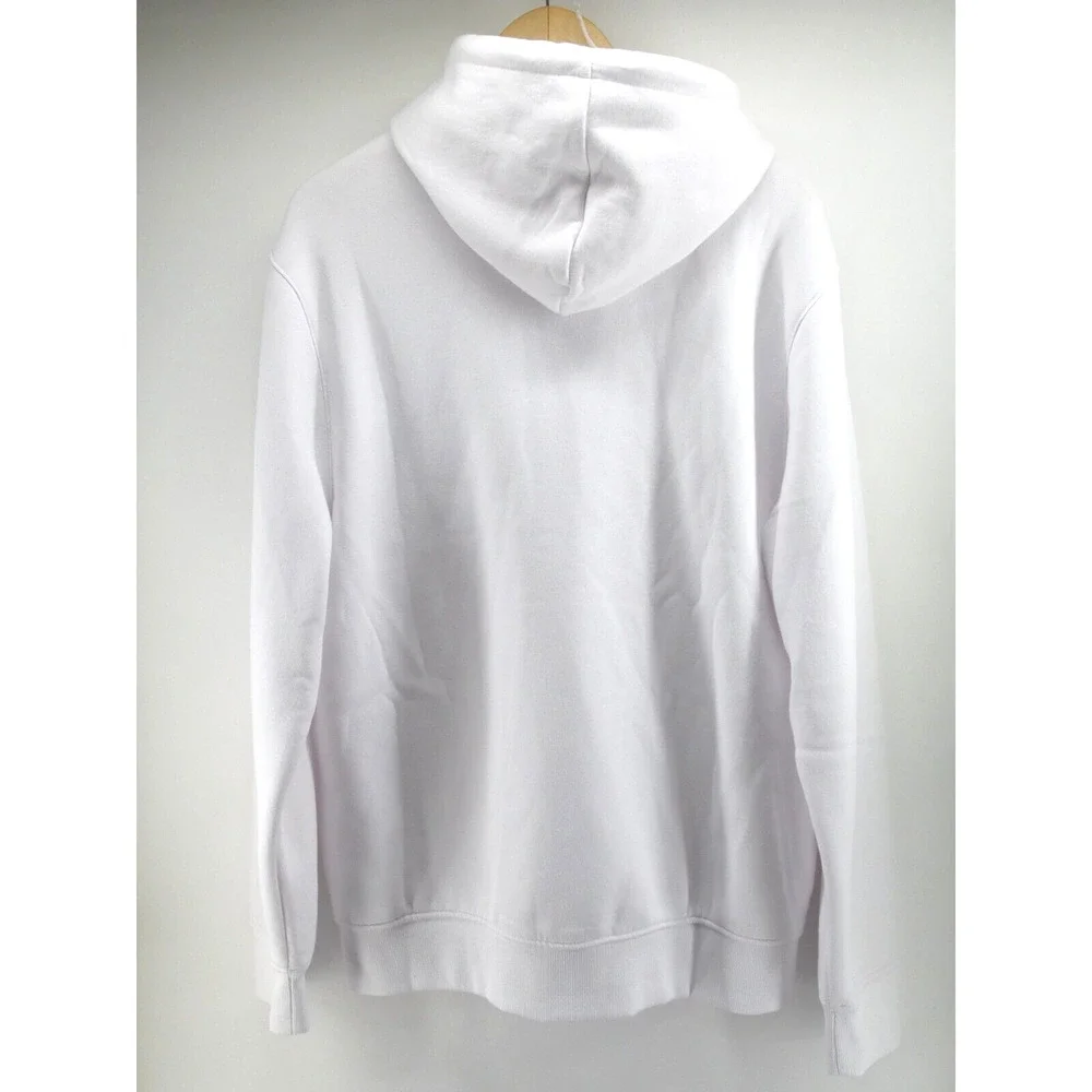 True Religion Men's Foil Taping Zip Hoodie XL NEW White $119 700315‎